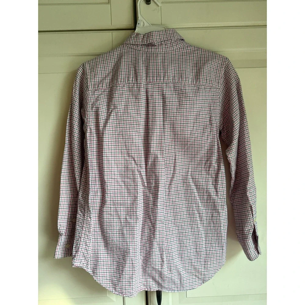 Ralph Lauren‎ Kids Button Down Shirt Plaid Checkered Long Sleeve Boys Size 7